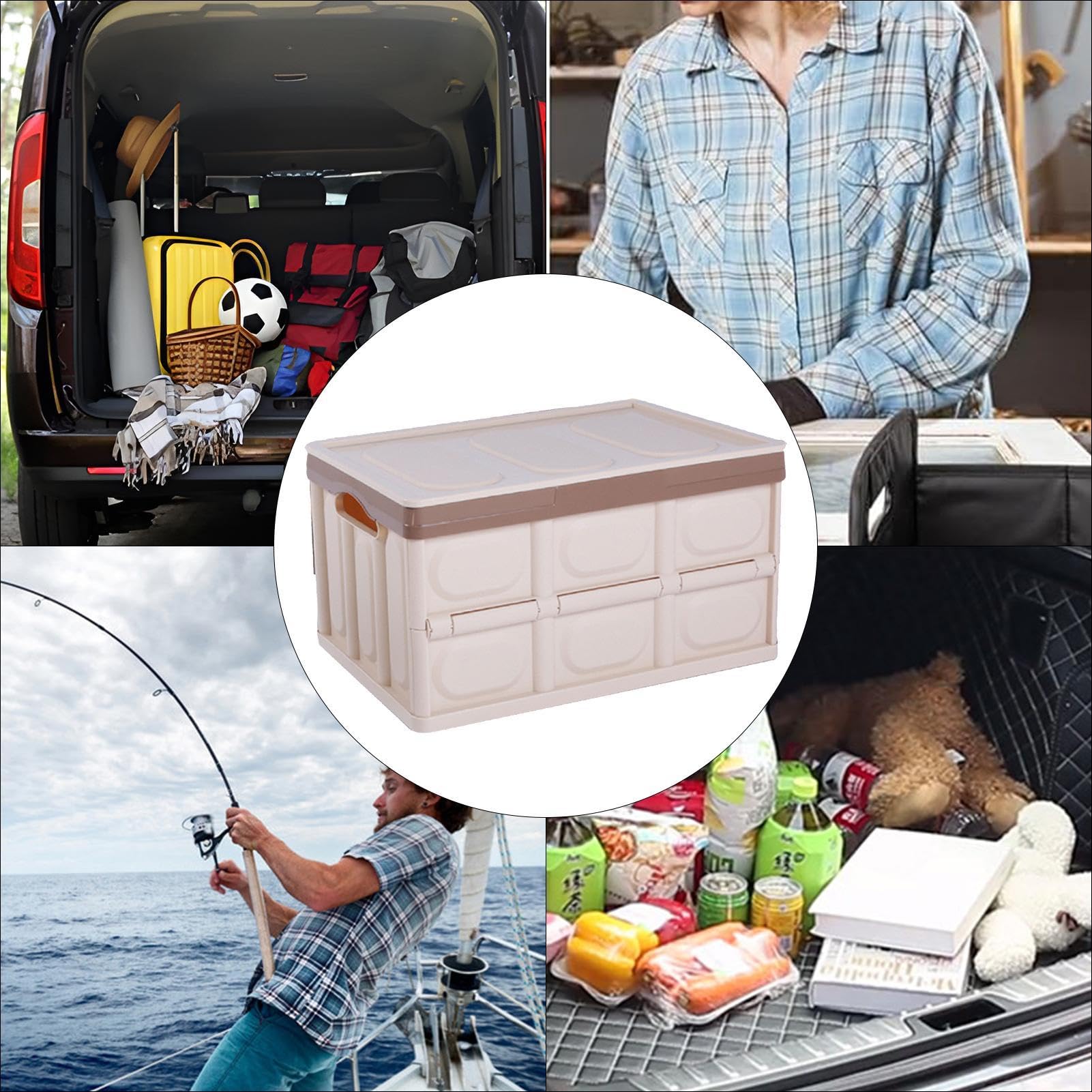 Organiseur de coffre pliable, organiseur de coffre de voiture
