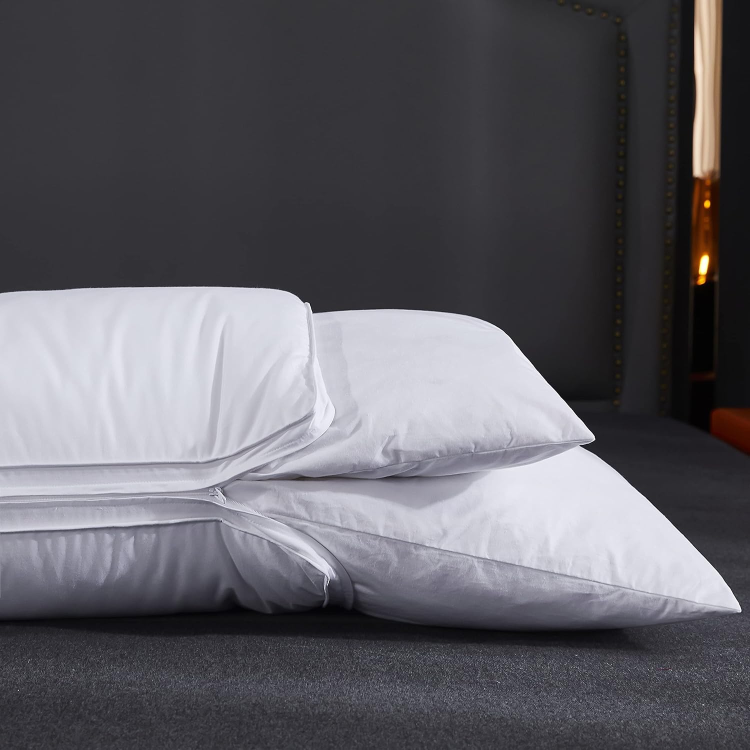 three geese white feather pillow