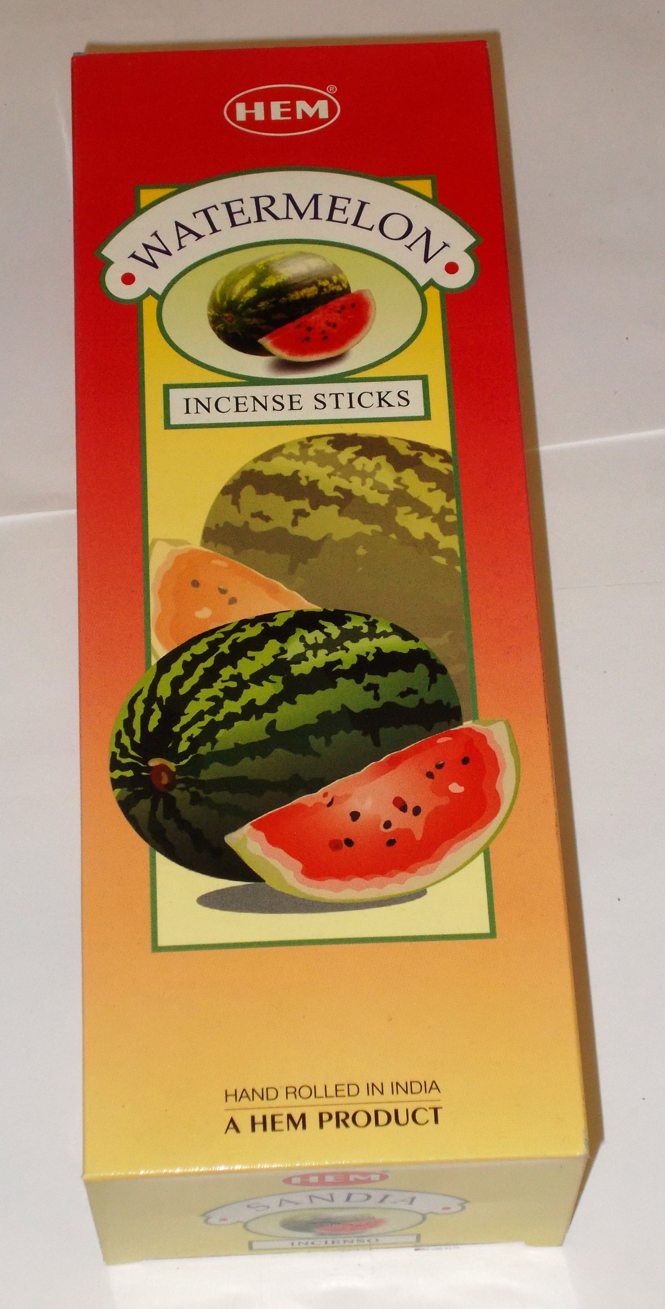 The Indian Connection Watermelon Incense - Hem - 1 Box Of Approximately 120 Sticks