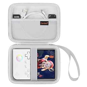 RG406V （ベージュホワイト） 専用ケース付 Amazon.com: Canboc Carrying Case for Anbernic RG40XXV