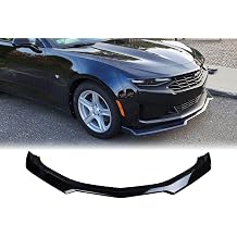 Front Bumper Lip Spoiler for 2016-2024 Chevy Camaro LT LS RS SS Bumper Air Dam Lower Chin Spoiler Splitter Protection Body Kit Glossy Black Glossy Black