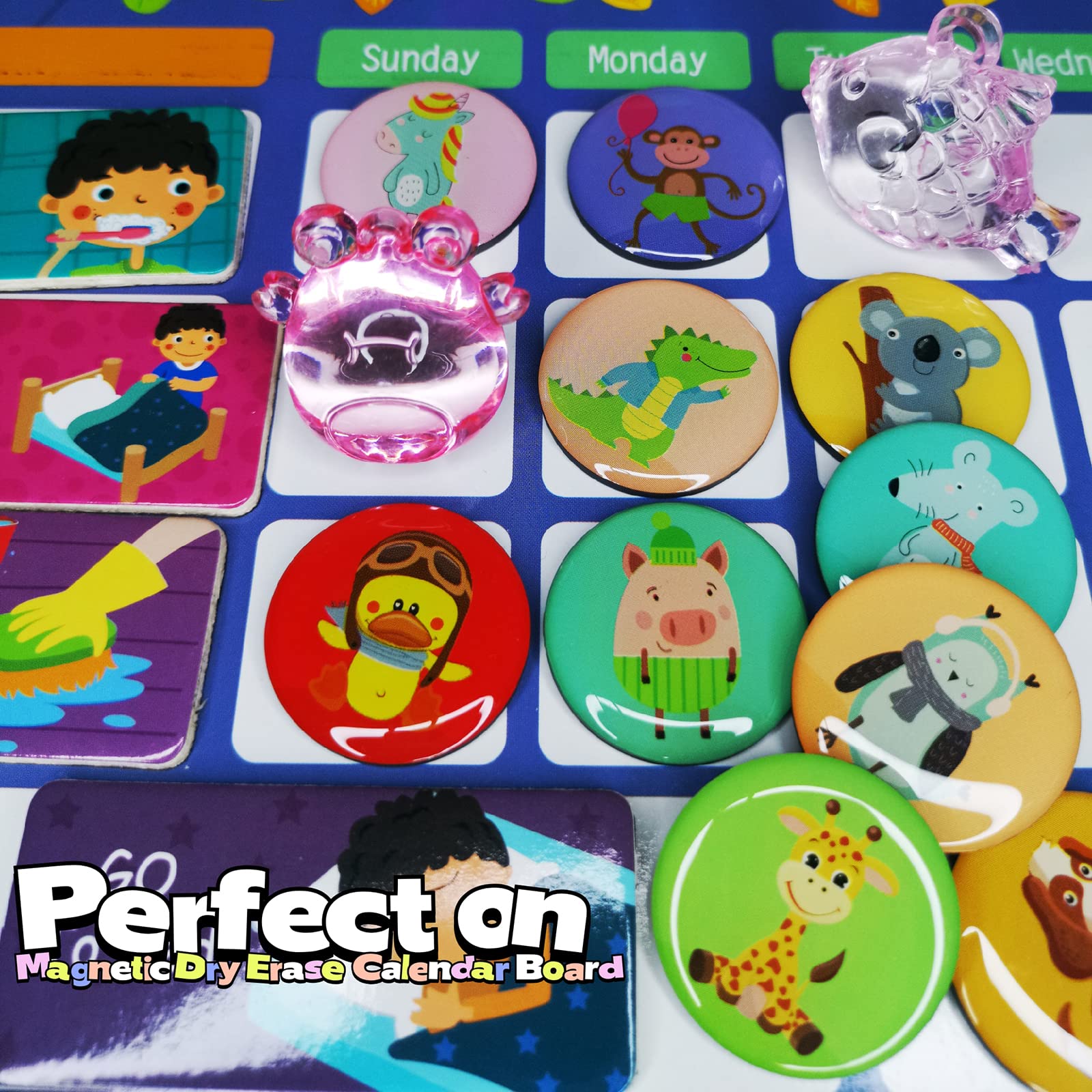 Imanes Para Niños De 1 Año En Adelante - 10 Piezas Con Forma De Animales, De Goma Suave, Ideales Para Nevera Y Pizarra Magnética, Juguete Educativo Y Seguro