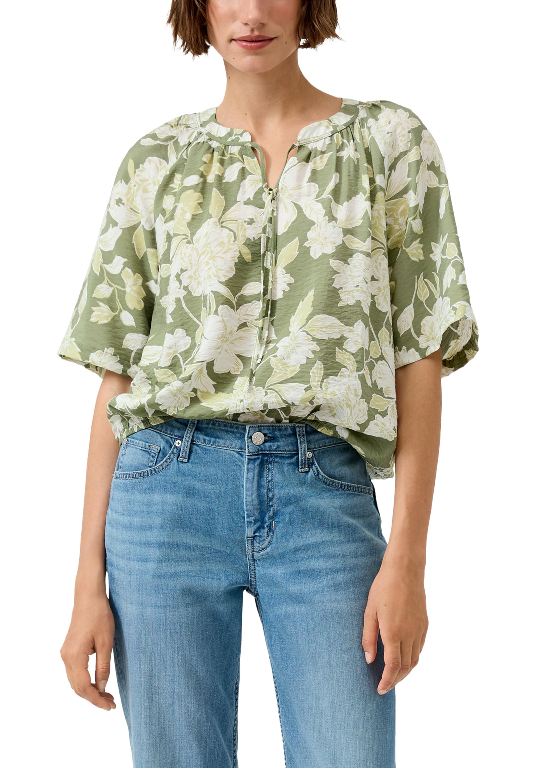 s.Oliver Women's 2174664 Blouse Short Sleeve, 79A0, 18