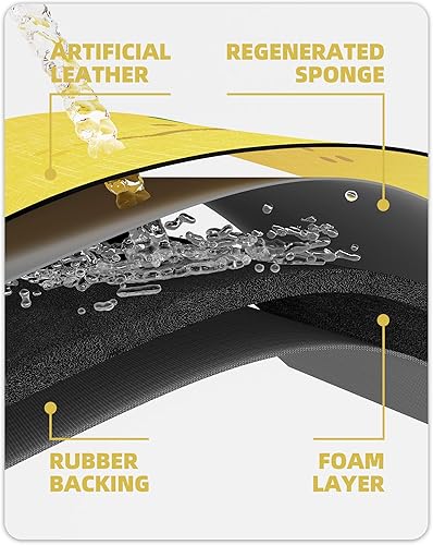 Miniatura 3 de Color&Geometry Lindos tapetes de secado de platos para encimera de cocina, tapete de drenaje súper absorbente, resistente al calor, fácil de
