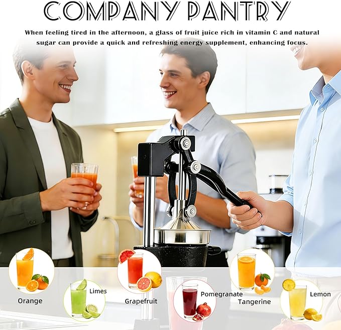 Extractor de Jugos Manual Prensa en Frío Hierro Fundido miniatura 6