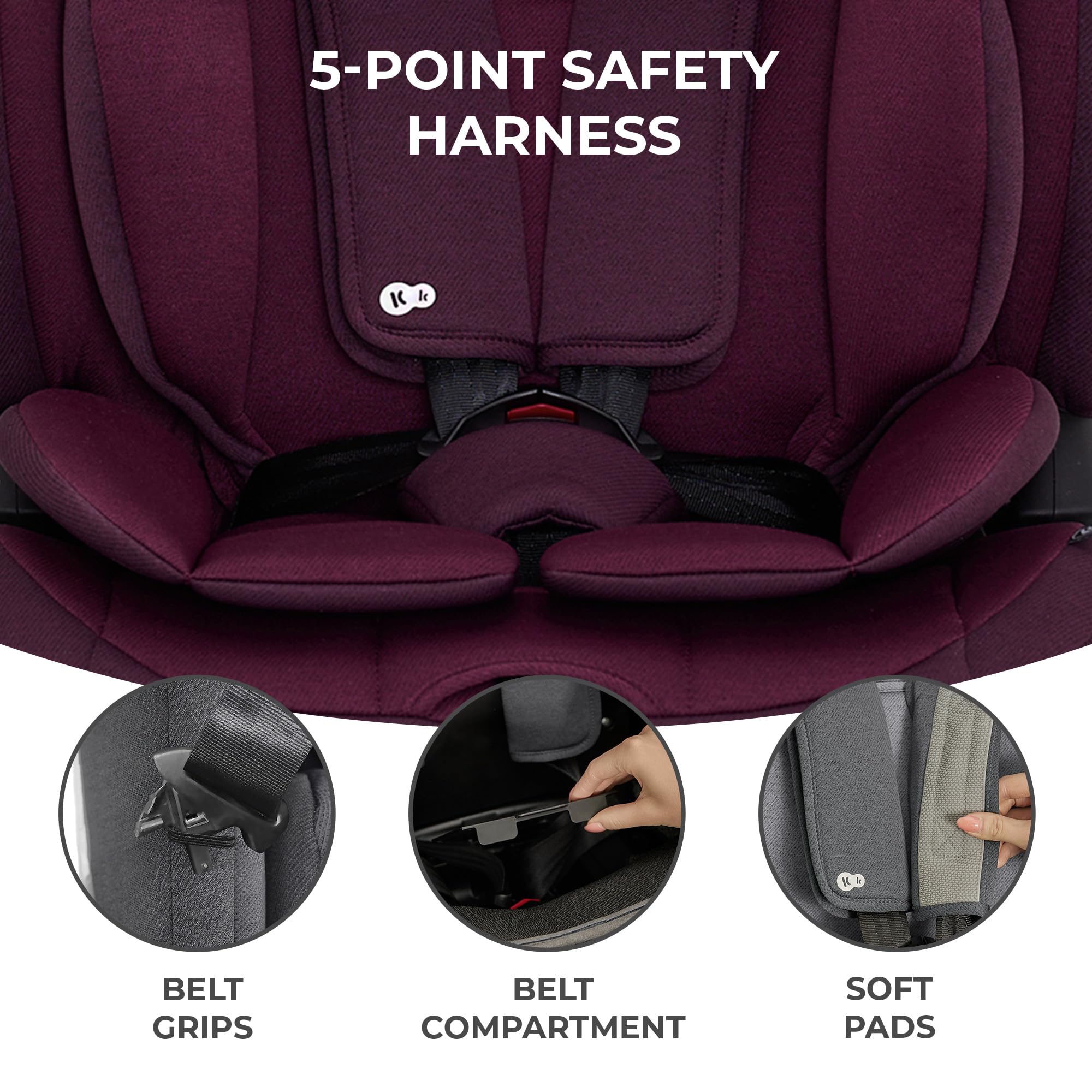 Fotelik samochodowy Oneto3 I-size z Isofix Cherry Pearl 76-150cm