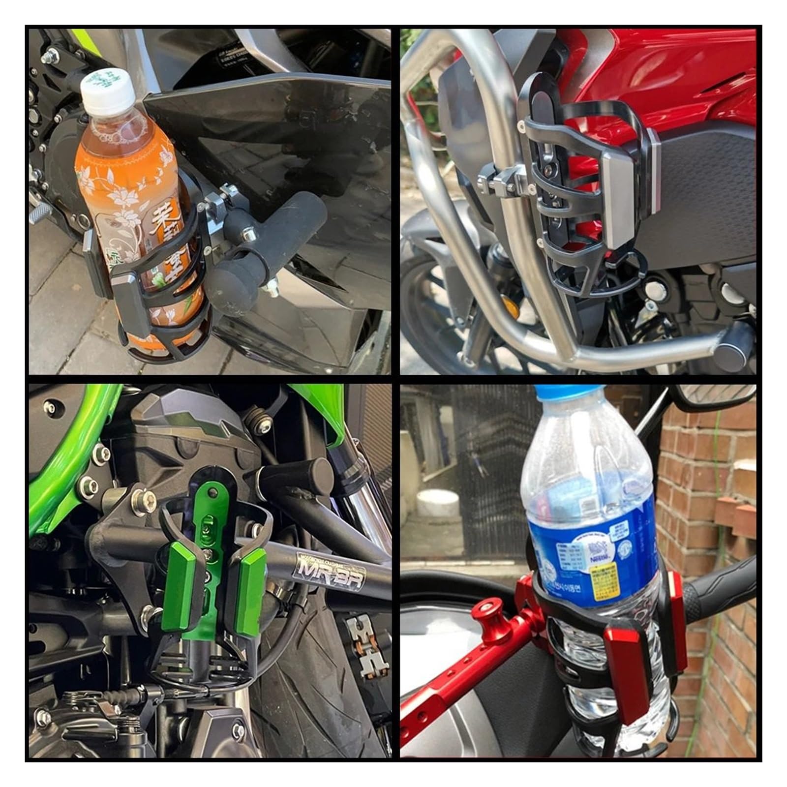 Support Porte-gobelet Moto Pour KTM 1290 Super Adventure R (2017-2024) | En Aluminium CNC, Couleur Orange - 6