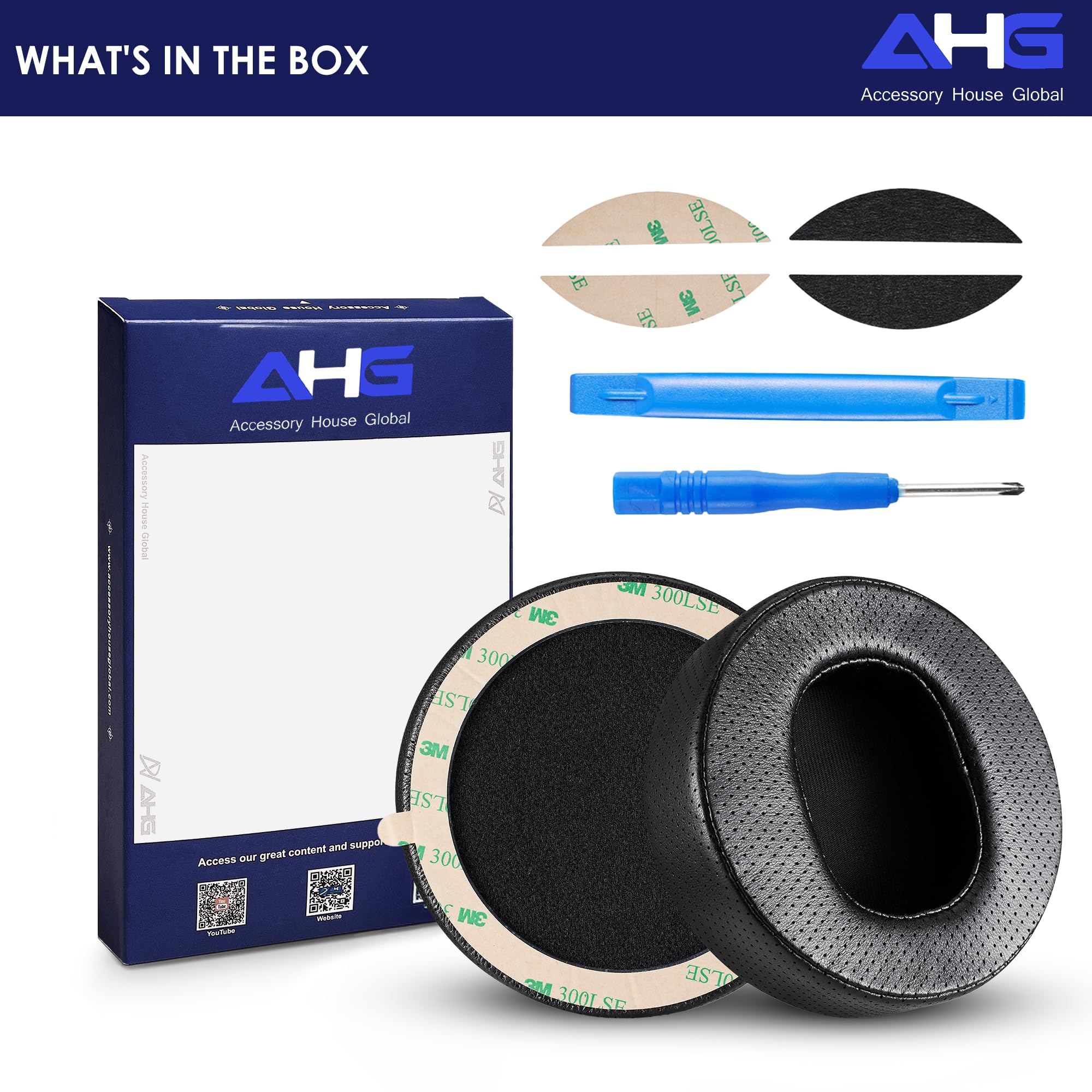 AHG Accessory House Global Padiglioni in pelle di pecora perforata LCD 2 3 4 x cuscinetti auricolari compatibili con Audeze LCD-2 (chiuso) LCD-GX LCD-2 Classic LCD-3 LCD-4 LCD-4Z LCD-X LCD-XC LCD-MX4