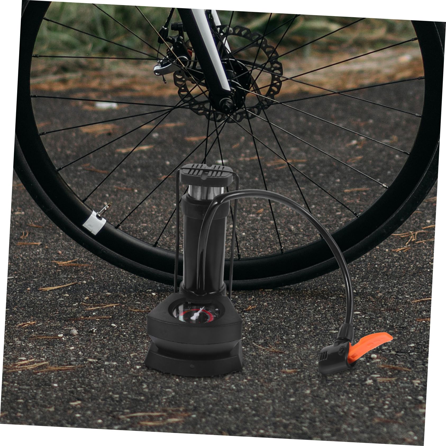 3 Pz pompa ad aria portatile gonfiatore portatile pompa aria portatile bicicletta accessori per auto fornitura di pneumatici pompa bici ad alta pressione verticale pompa a pedale