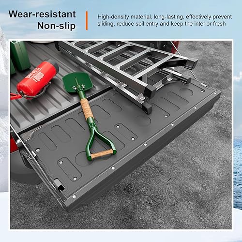 Vista 30 de powoq Tapete híbrido compatible con Ford Maverick 2022-2025, tapete de cama de elastómero termoplástico, tapete de repuesto para Ford Maverick