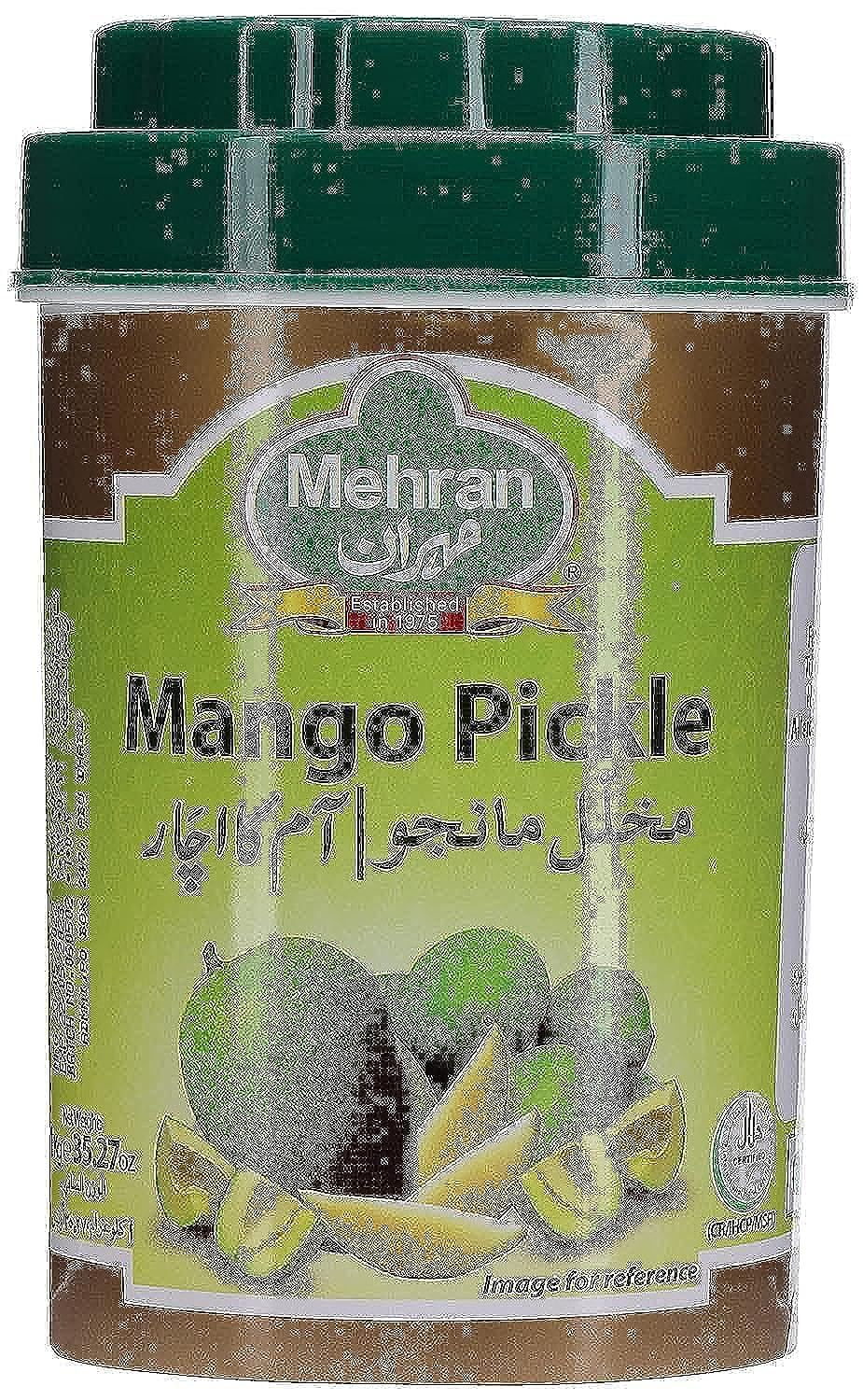 MEHRAN MANGO PICKLE 1KG PLASTIC JARS