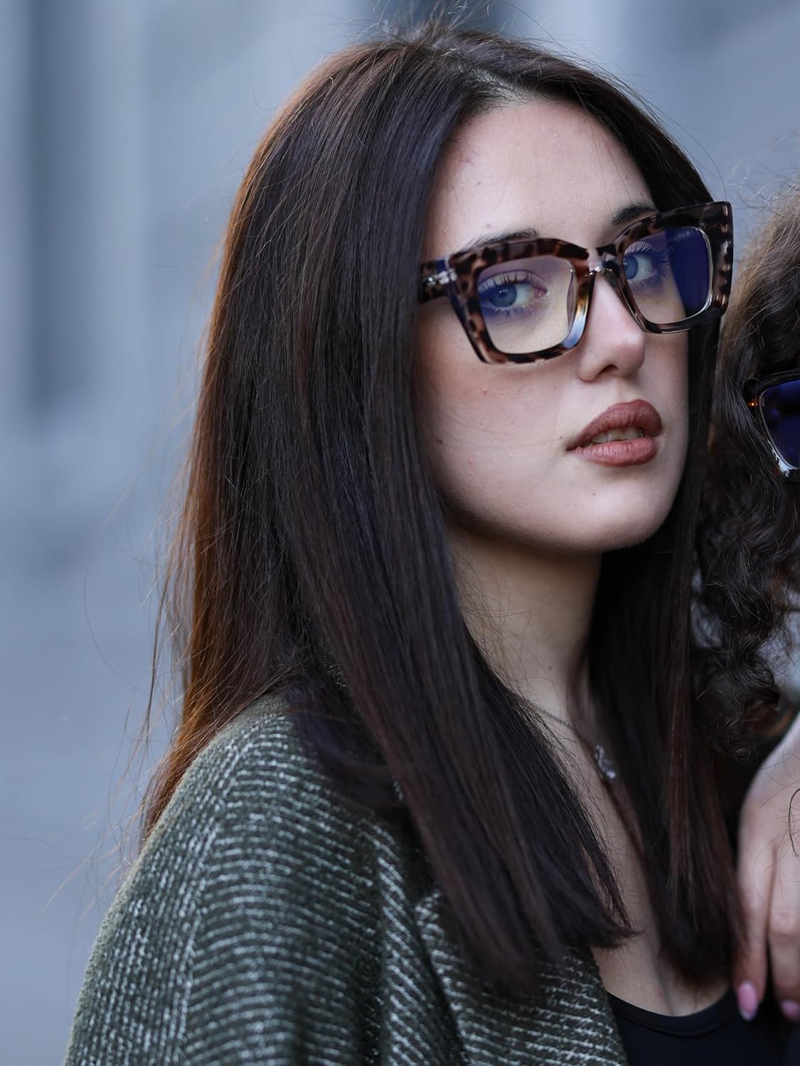 VISOONE Cat Eye Blue Light Blocking Glasses TR90 Anti-glare Women Calida - Image 3