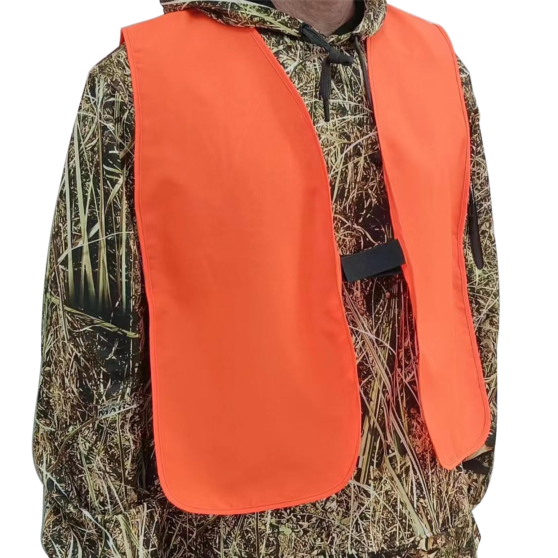 KHAMPA Blaze Orange Hunting Vest High-Visibility Unisex-Adult Waterproof Deer Bow Soft & Silent Poly Hunting Gear Accessories for Men Women Kids One Size