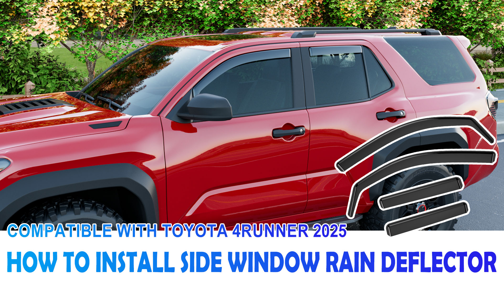 Amazon.com: xipoqix Side Window Visor Deflector Compatible