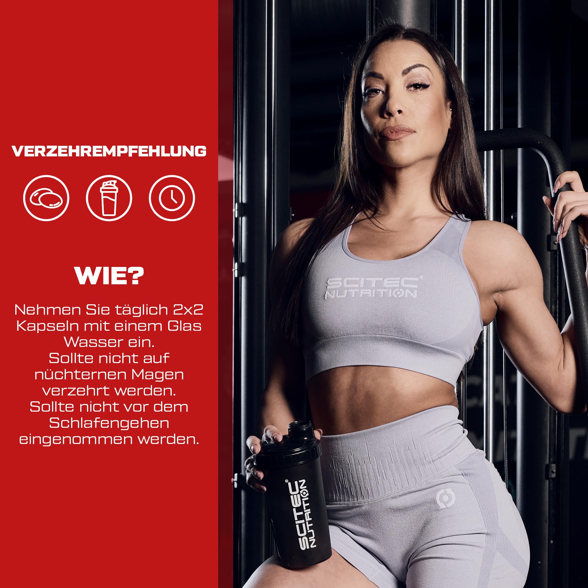 Scitec Nutrition Revex HC | L-Carnitin | HCA | CLA | Aminosäuren | Pflanzenextrakte | Vitamine und Mineralien | mit Koffein, 120 Mega-Kapseln