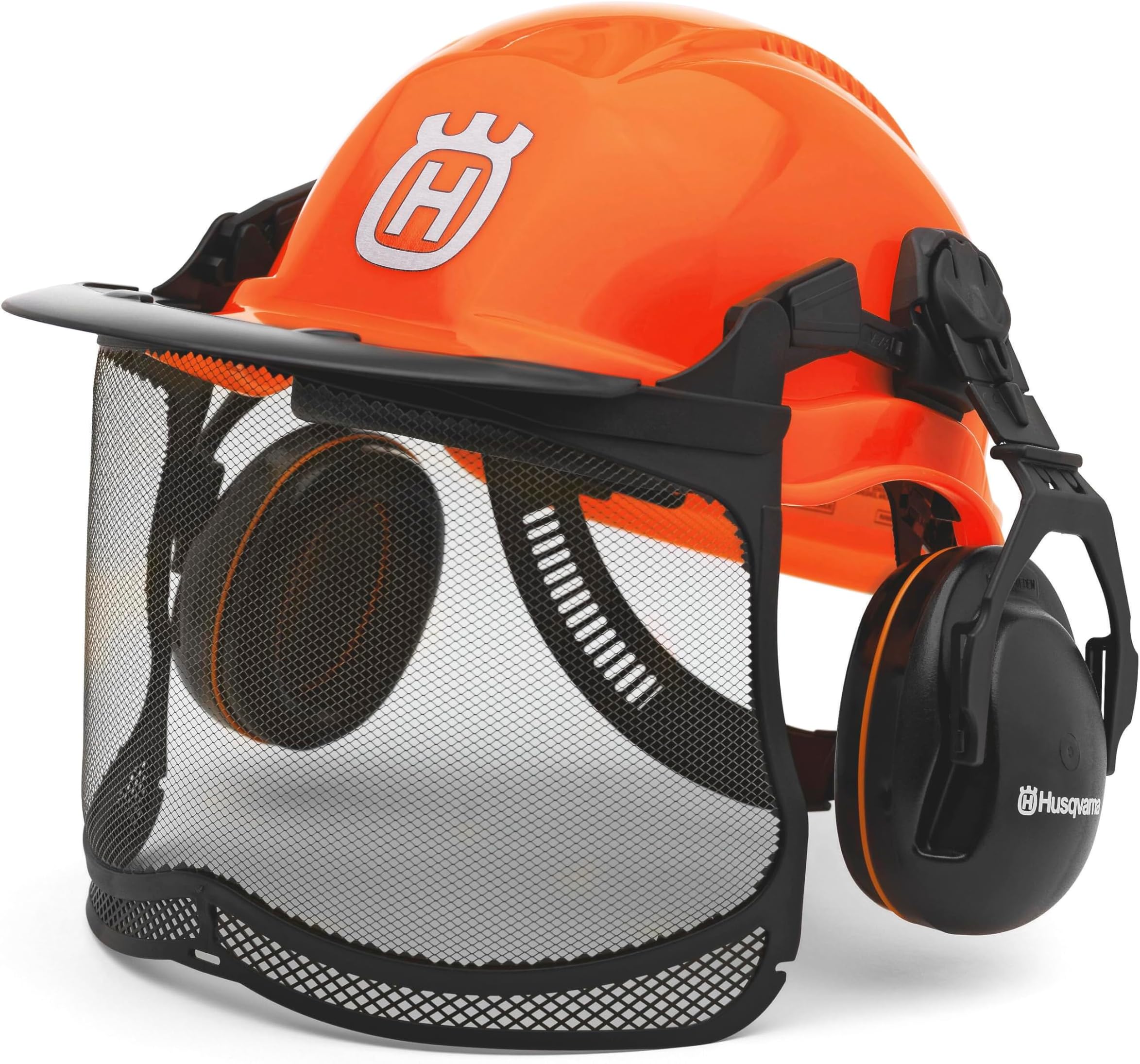 Forest Functional Professional Chainsaw Helmet Flourescent orange