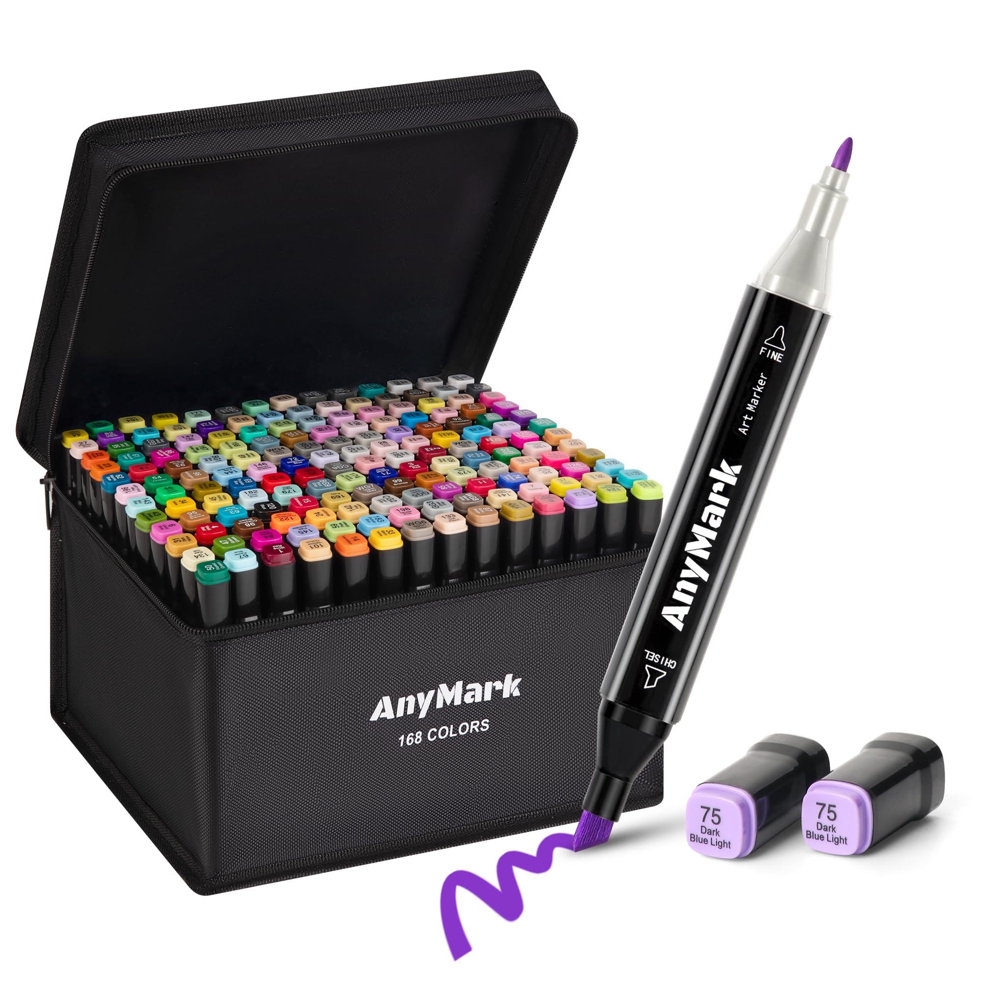 AnyMark Alcohol Markers Black Penholder
