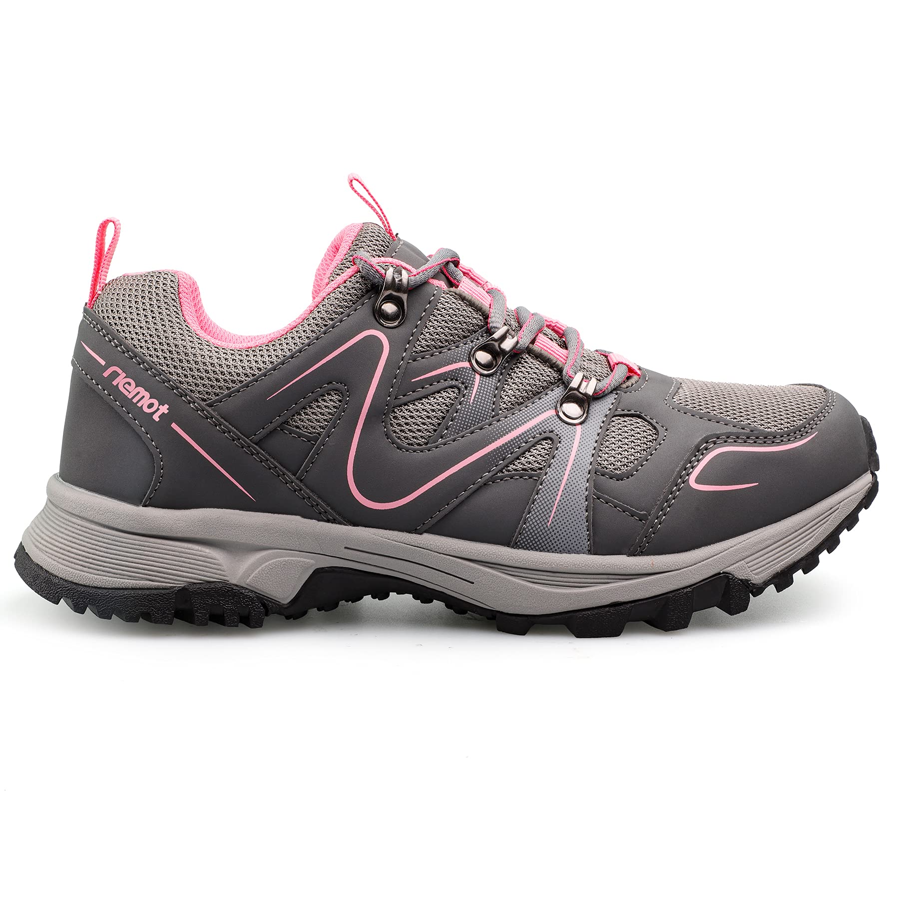 riemot Scarpe da Trekking Donna Impermeabili Leggere Traspiranti con Suola Antiscivolo per Escursionismo Montagna, Camminate Outdoor e attività Sportive