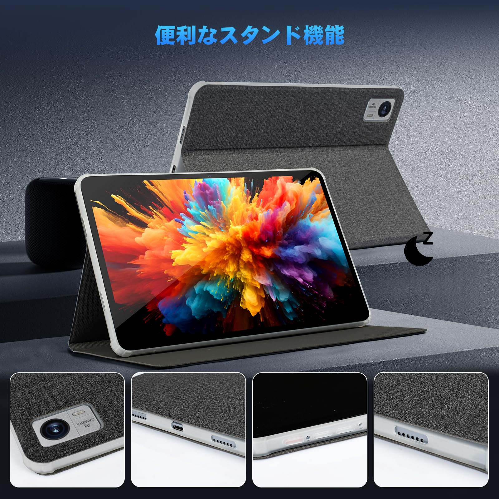 Amazon.co.jp: AvidPad A90 タブレット全面保護ケース 手帳型 ハード 