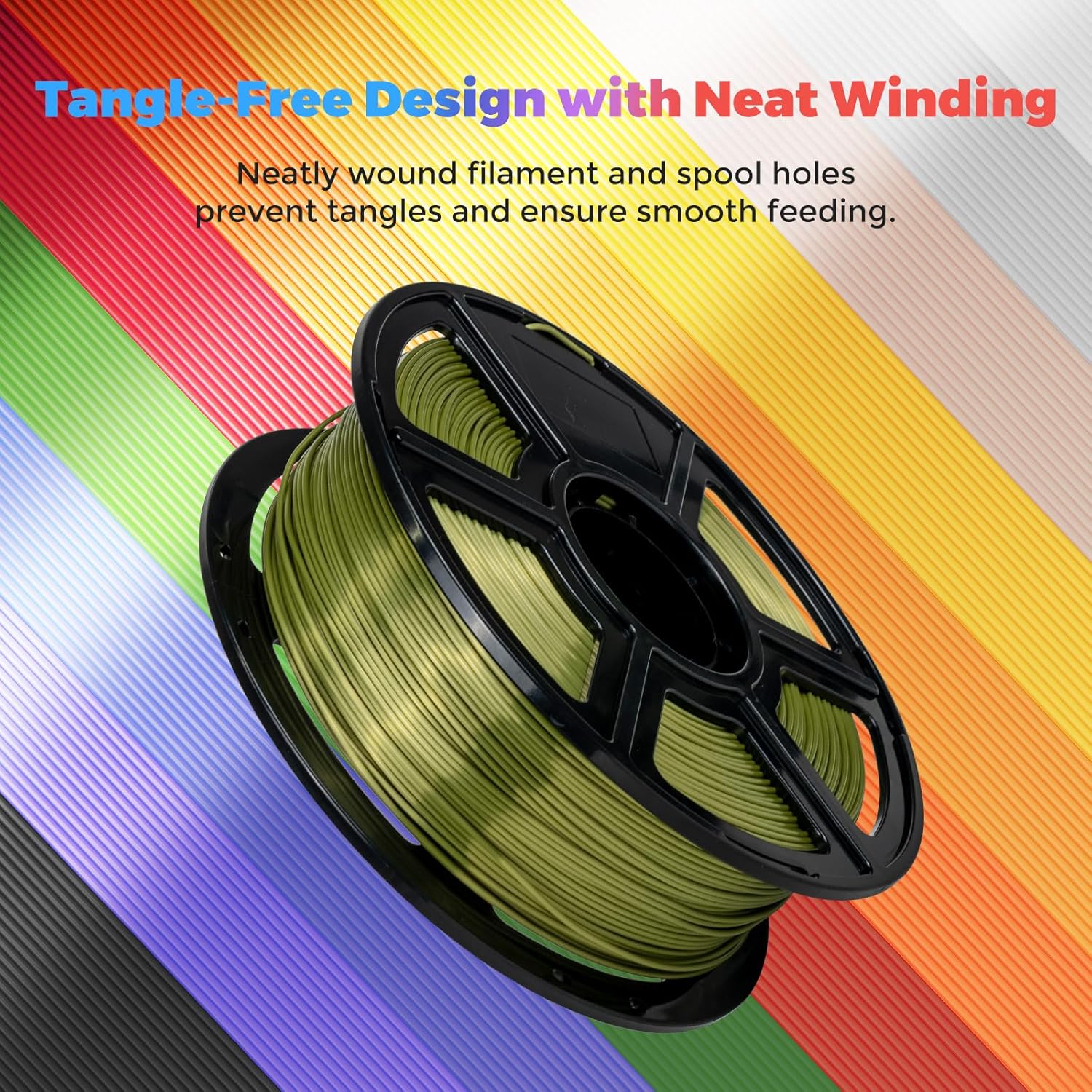 Flashforge 3D Printer Filament Silk PLA 1.75mm 1kg Spool-Dimensional Accuracy +/- 0.02mm (Bronze) - Image 6
