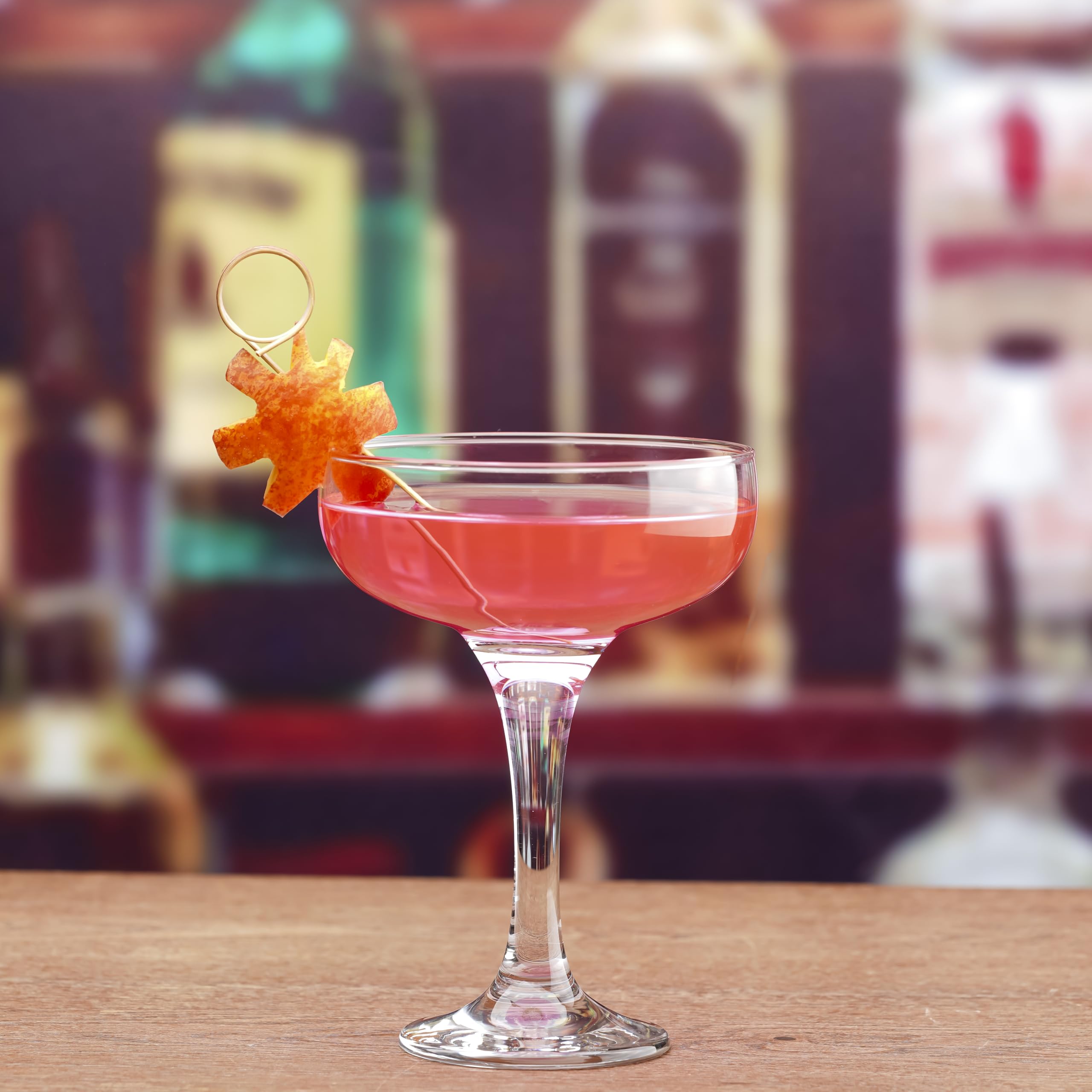 Copas de Cóctel (8 oz/235 ml). Copas de café espresso Martini, Margarita, Corte Elegante y Copa Champán, Cristalería larga (4)