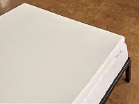 Topper de colchão de látex natural verde puro com capa - Firme - 5 cm - Tamanho Twin GG (orgânico certificado GOTS)