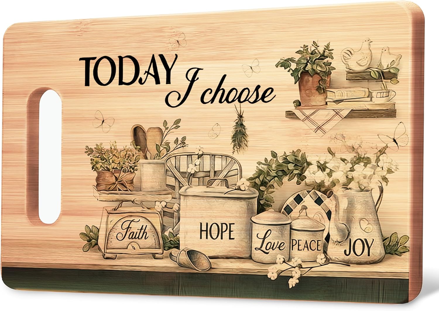 Italian Cooking Gifts Cutting Chopping Board, Italian Kitchen Decor, I Don't Need a Recipe Funny Bamboo Cutting Boards for Kitchen