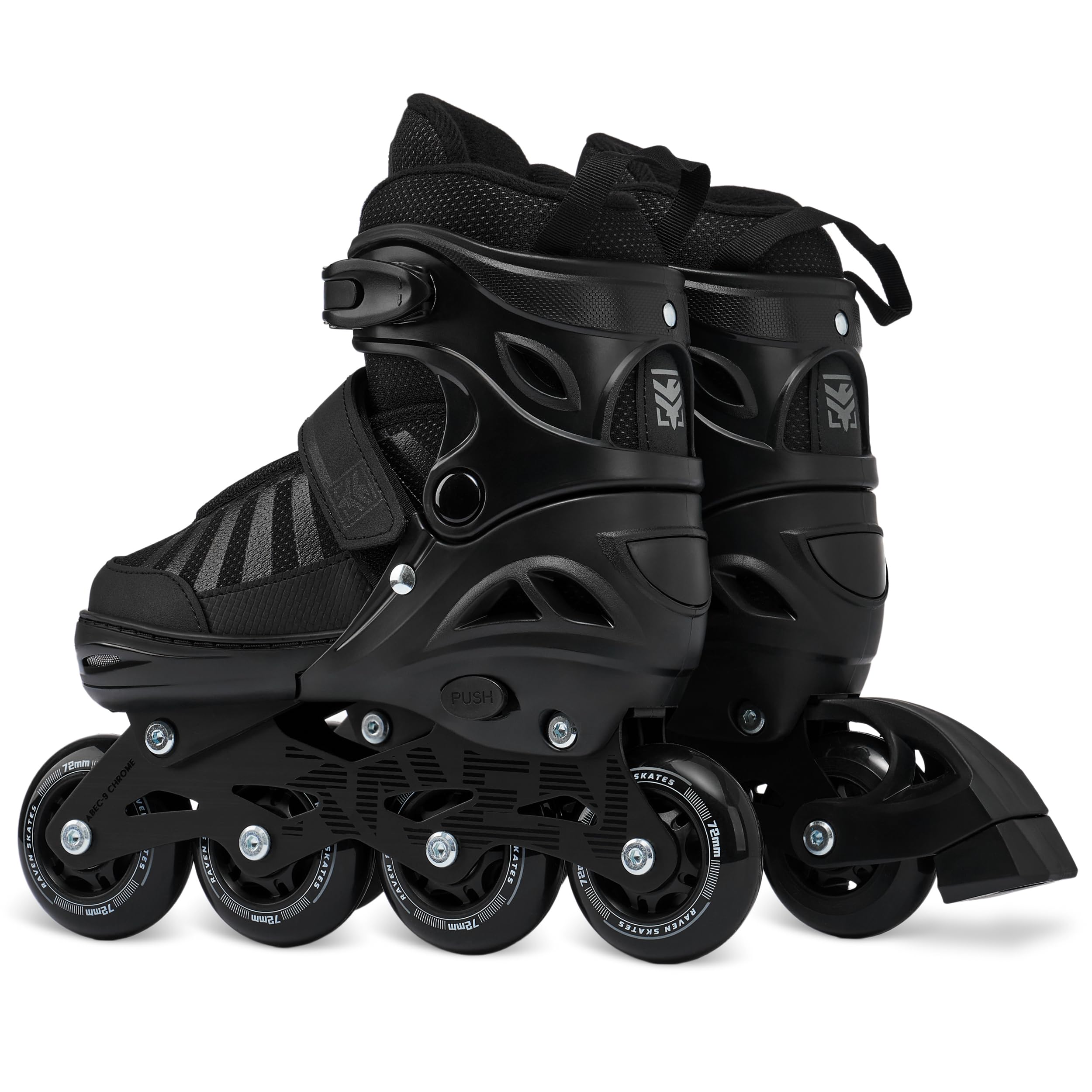 RAVEN Inline Skates 2in1 Pattini da ghiaccio regolabili per bambini adulti 38-42