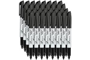 Permanent Markers, 80 Count, Fine Point, Black, Office Essentials