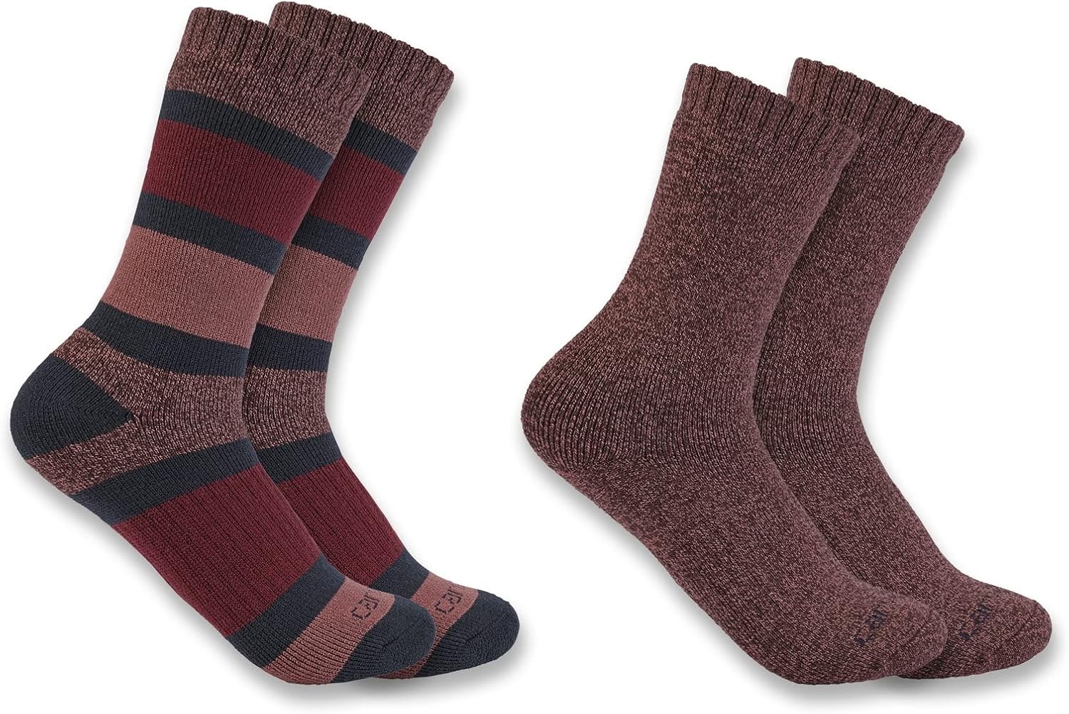 Carhartt Women's SC3152W Women's Heavyweight Crew Sock 2-Pack