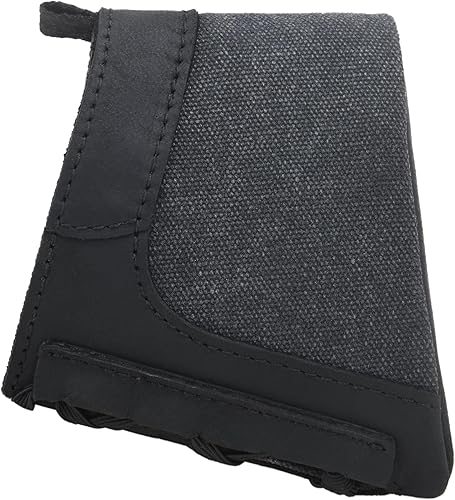 Miniatura 4 de Tas Trost Extensión de culata de pistola de rifle, cuero retro y lona sin cordones en la almohadilla de retroceso, protector de glúteos para