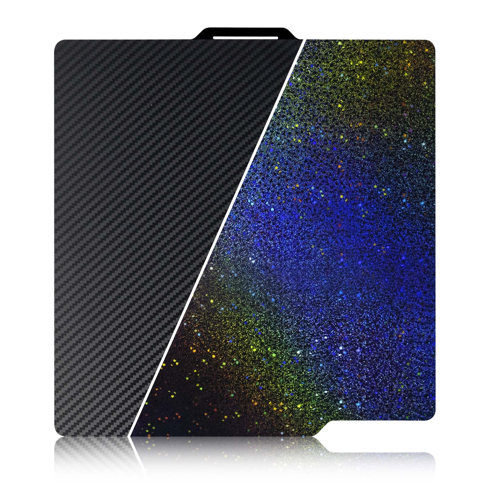 IdeaFormer Double Sided PET PEY Build Plate for Bambu Lab X1/X1C/X1E/P1P/P1S/A1,Flexible Smooth PET+PEY Spring Steel Plate 257x257mm for Bambu 3D Printers