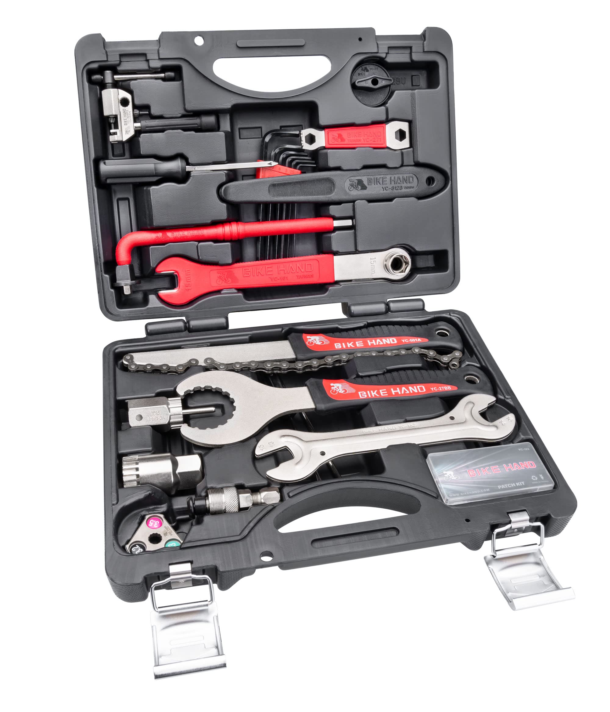 Ensemble d'outils de réparation de vélo VGEBY - Clé à main, tourne-roue libre, tournevis, clé à