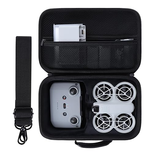 Peyyargo Storage Case Compatible with DJI Neo Mini Drone Aceessories (Black)