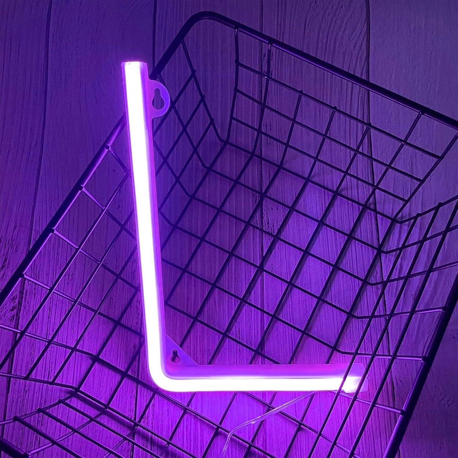 Neon Purple LED Marquee Letter Lights, Light Up Letters Glitter Alphabet Letter Sign Battery Powered for Night Light Birthday Party Wedding Girls Gifts Home Bar Christmas Decoration