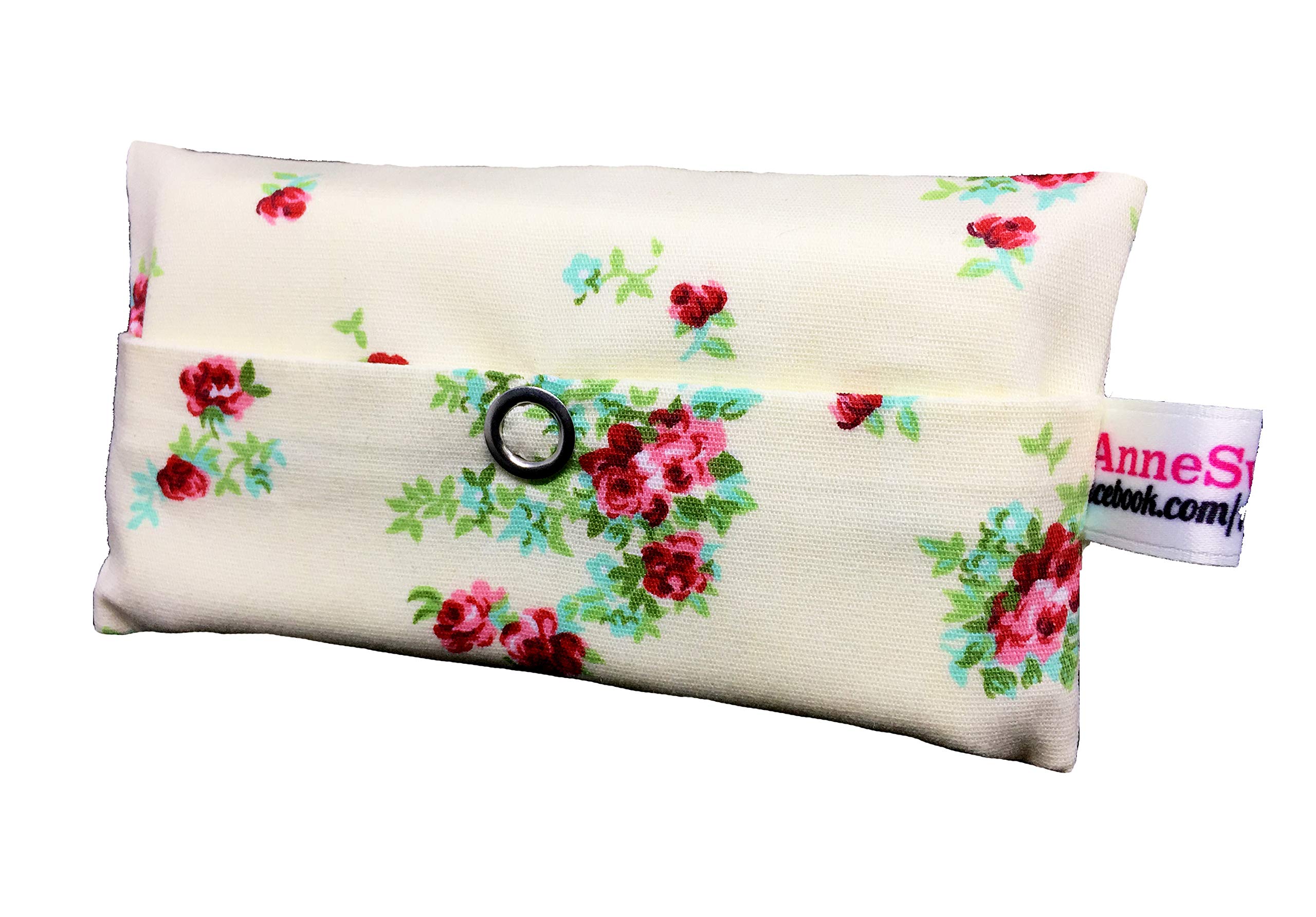 Taschentücher-Tasche Mit Regentropfen-Rose Design – Adventskalender-Füllung, Wichtelgeschenk, Mitbringsel