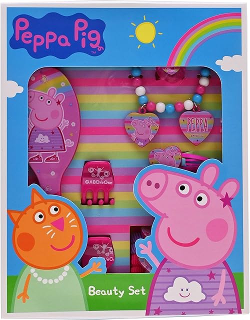TDL Peppa Pig 11 Piece Hair and Beauty Set Hair Accessories Set
