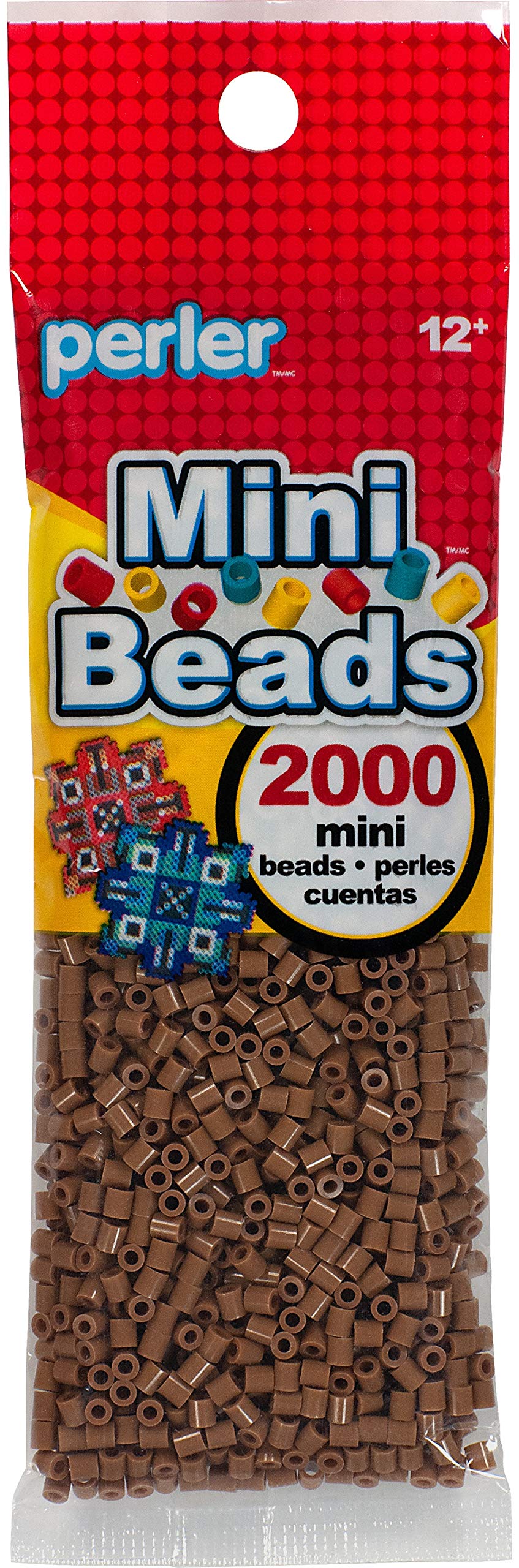 Mini perles à repasser Perler marron clair pour loisirs créatifs et pixel art - 2000 pièces