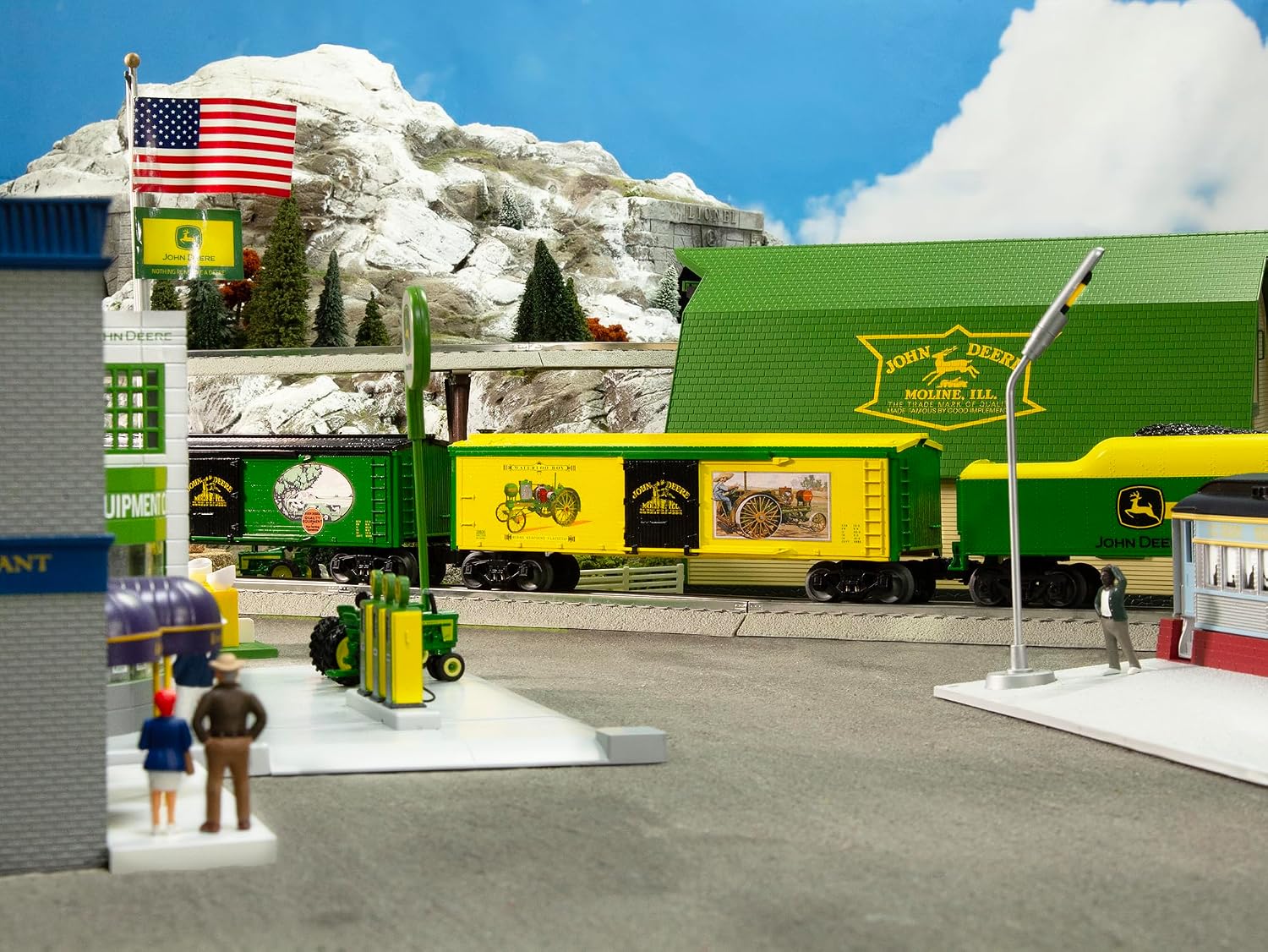 Lionel John Deere Waterloo Boy O Gauge Model Train Reefer Car