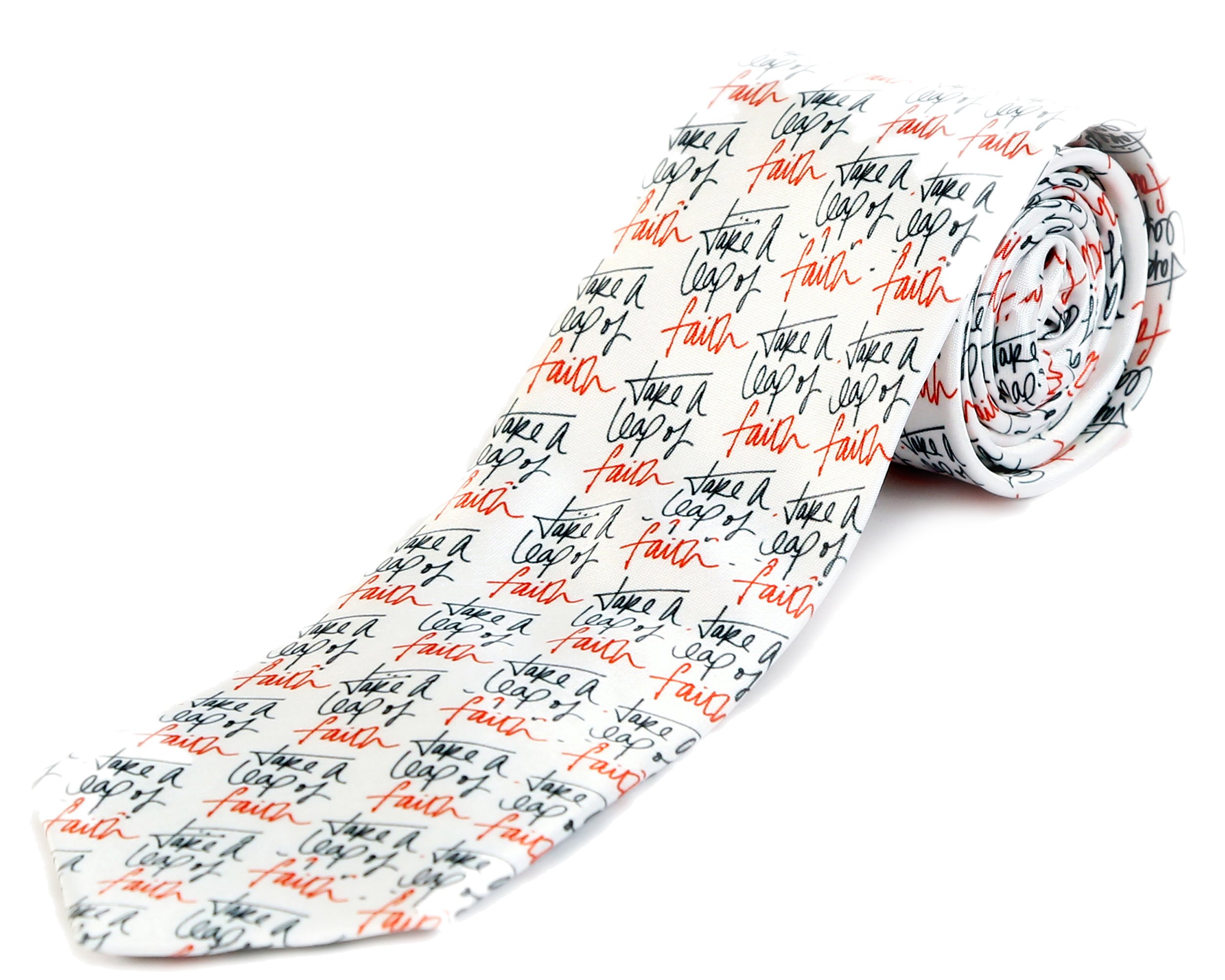Blacksmith Leap Of Faith Design Tie for Men