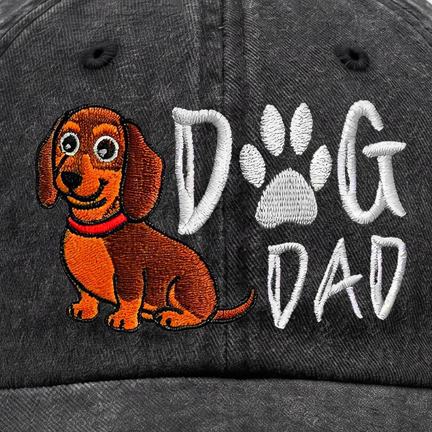 Dachshund Gifts for Men Women Funny Dachshund Embroidered Baseball Cap