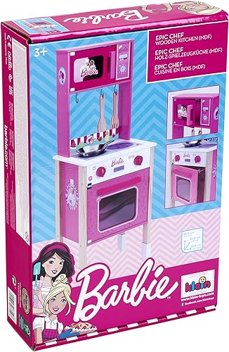 Miniatura 2 de Theo Klein Barbie Epic Chef Kitchen, madera (MDF), rosa, 7322