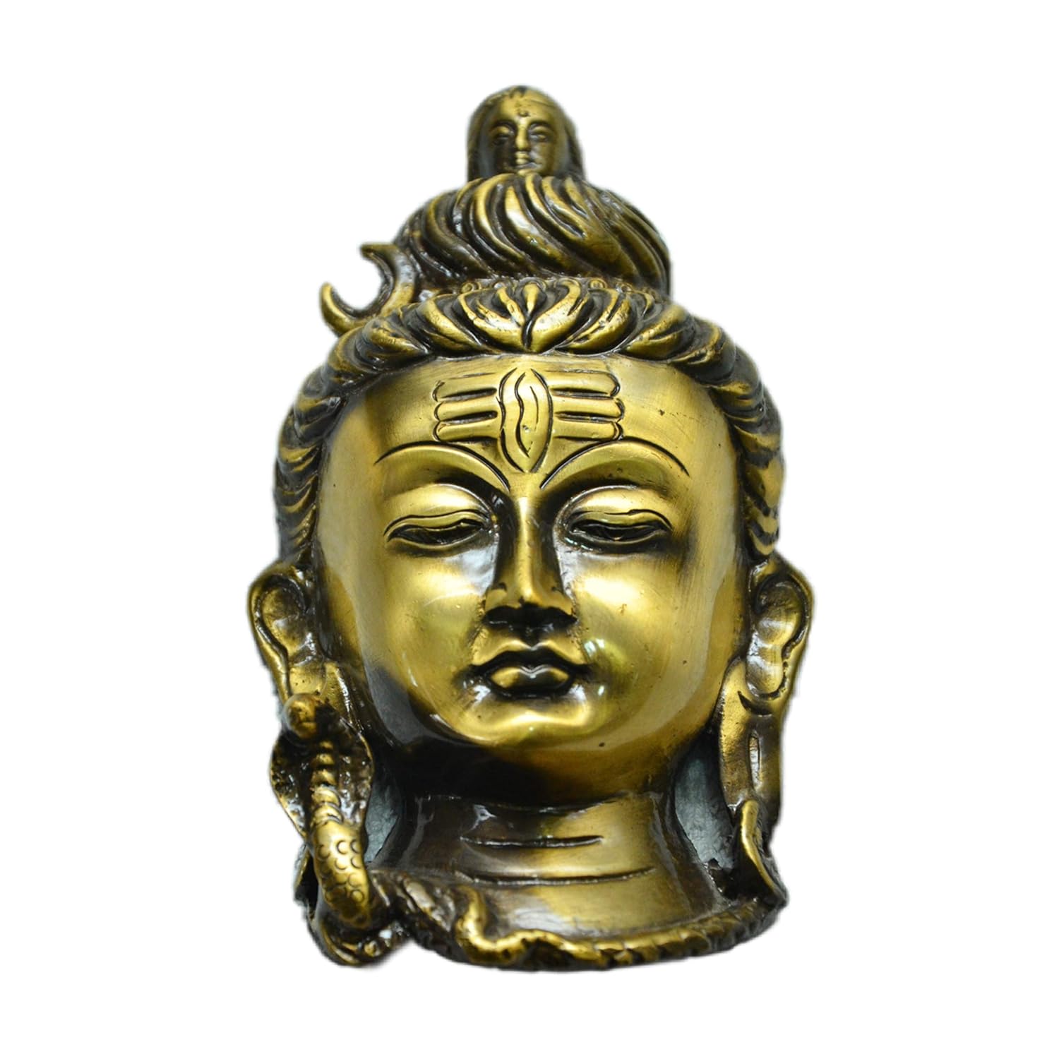 Buy Brass Shiva Decorative Showpiece, Wall Hanging Decor (Antique Brass
