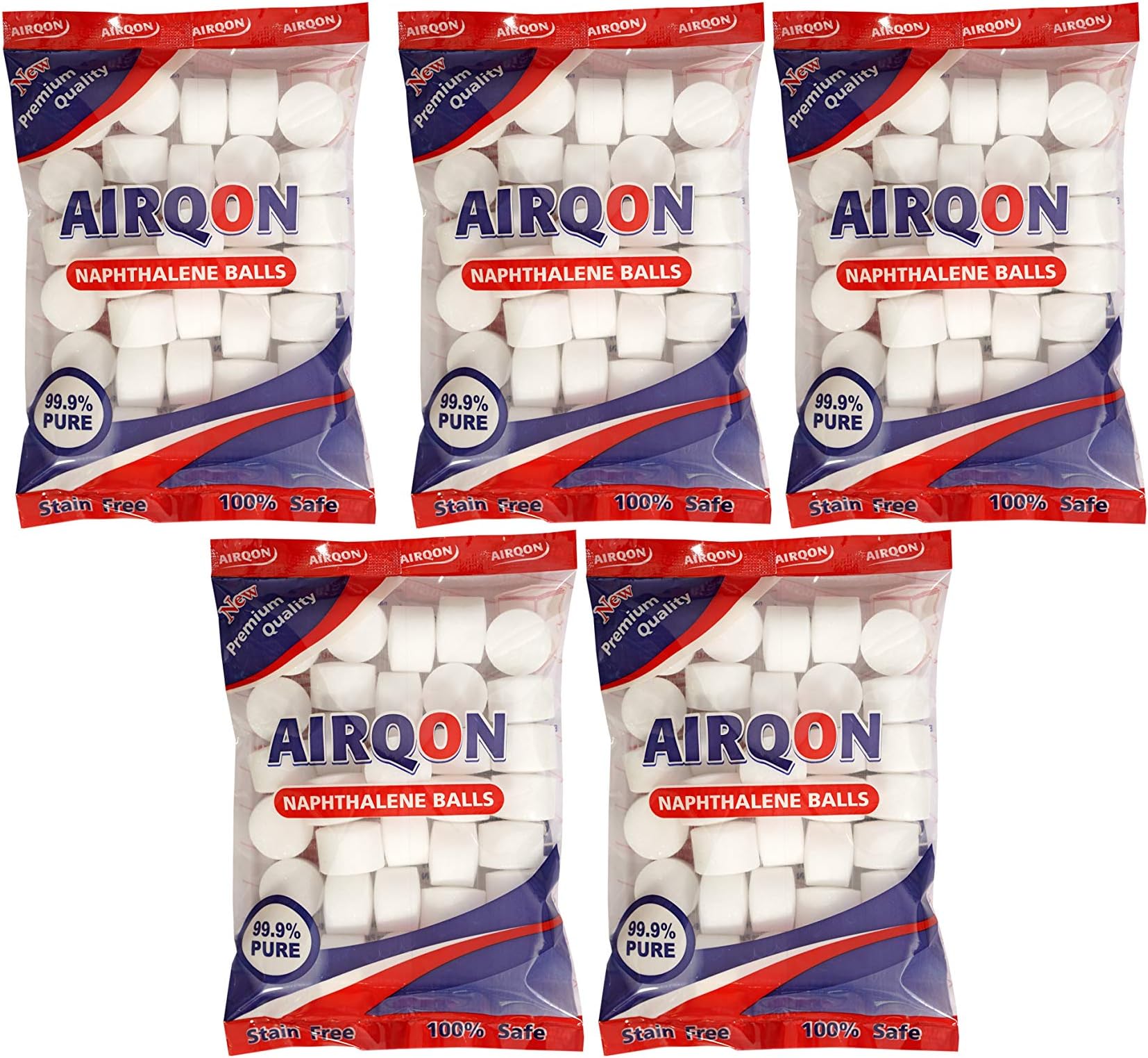 NAPTHALENE Balls Combo of 5 X 200 GMS (1 KG)