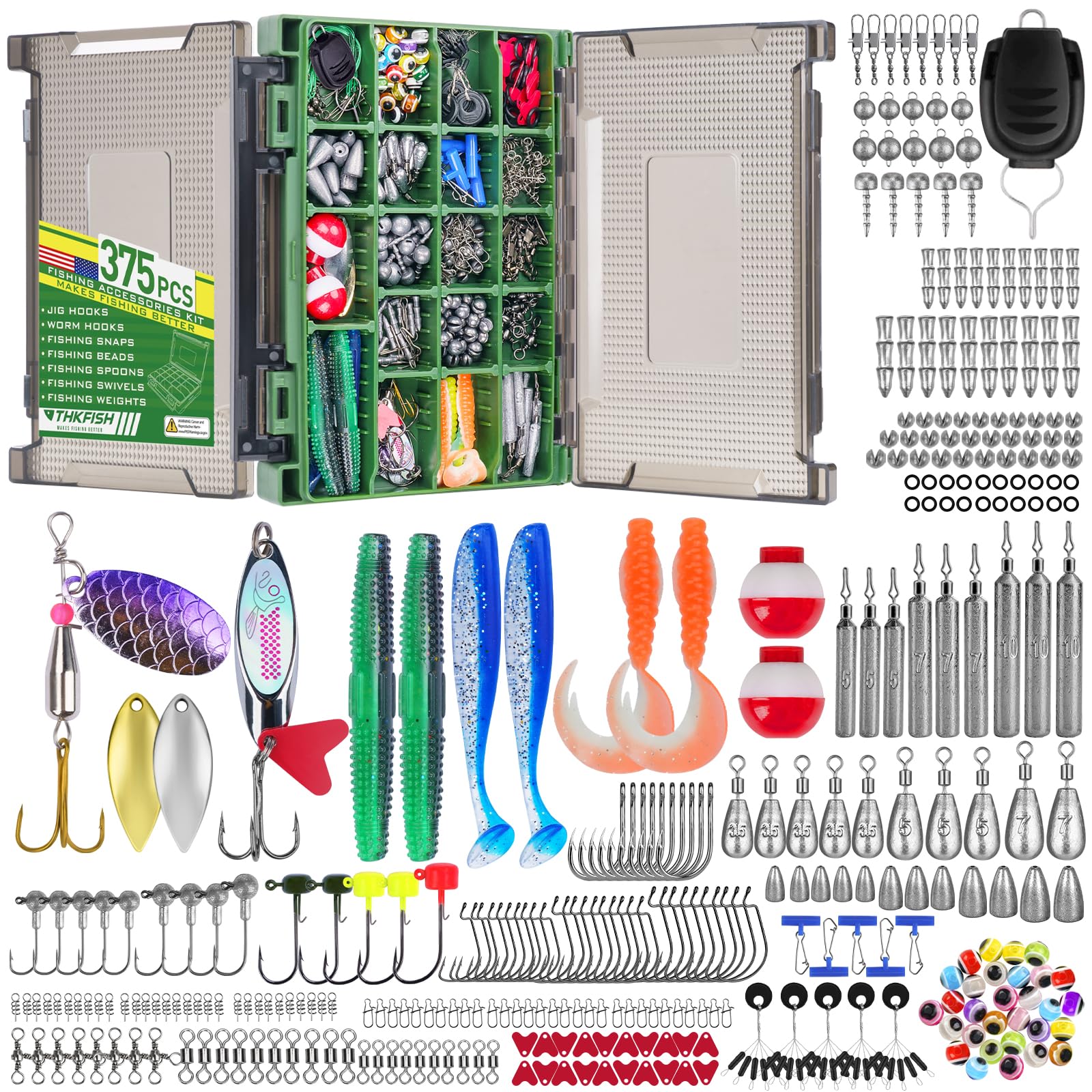 40% Off THKFISH 375pcs Fishing Accessories Kit with Code