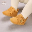 Ykey Baby Shoes (Baby Booties) | Boots For Little Kids | Soft Velvet | Golden Color | For 6 Months To 9 Months gallery image