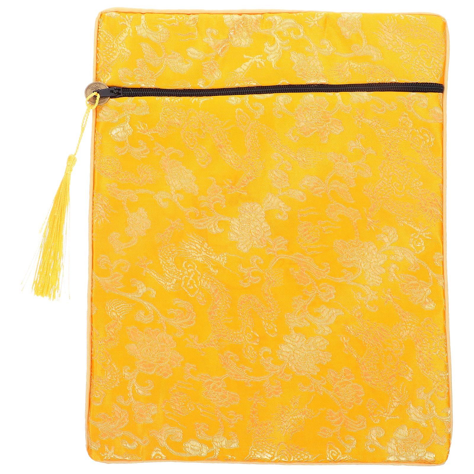 Ipetboom Book Bag for Scriptures 9.6X7.7 Inch Durable Fabric Organizer Pouch for Bible Carrying Documents and Travel with Hand-Carry Design