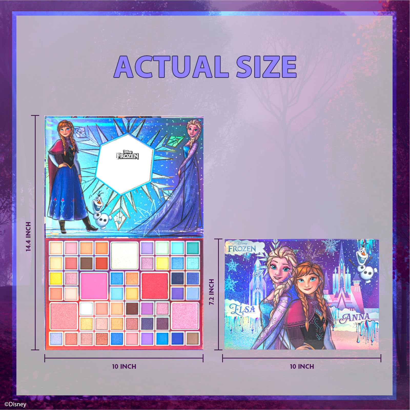 Disney Frozen Palette Ombretti 55 Colori con Specchio