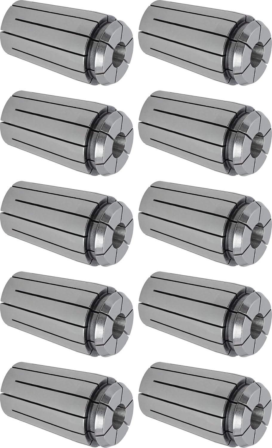 CME 10 pcs Round TG-100 Collets, 1/2" Size, Hardened and Spring Tempered Steel
