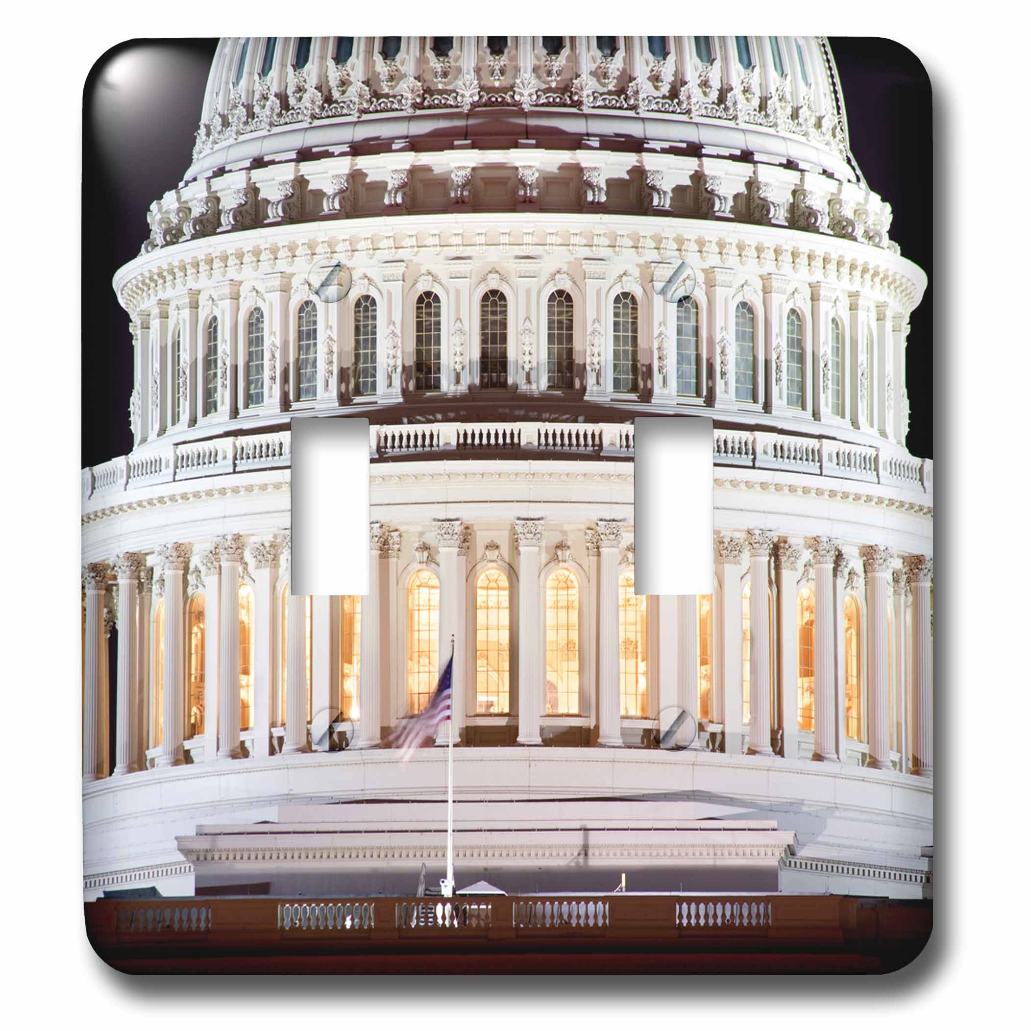 Dôme du Capitole Washington interrupteur haut de gamme 3dRose LSP_259160_2